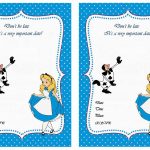 Alice In Wonderland Birthday Invitations – Birthday Printable   Mad Hatter Tea Party Invitations Free Printable