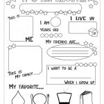 All About Me Worksheet   Free Esl Printable Worksheets Made   Free Printable English Lessons