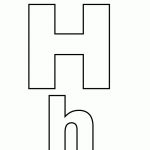 Alphabet Letter H Coloring Page   A Free English Coloring Printable   Free Printable Alphabet Letters To Color