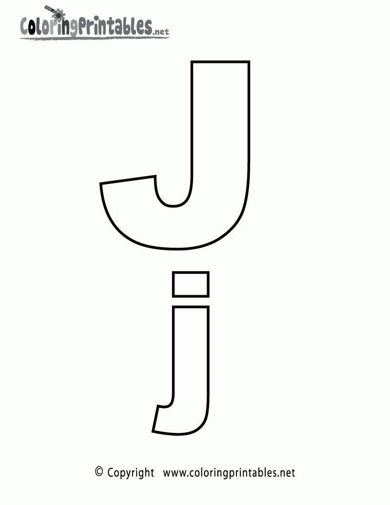 Free Printable Letter J Free Printable