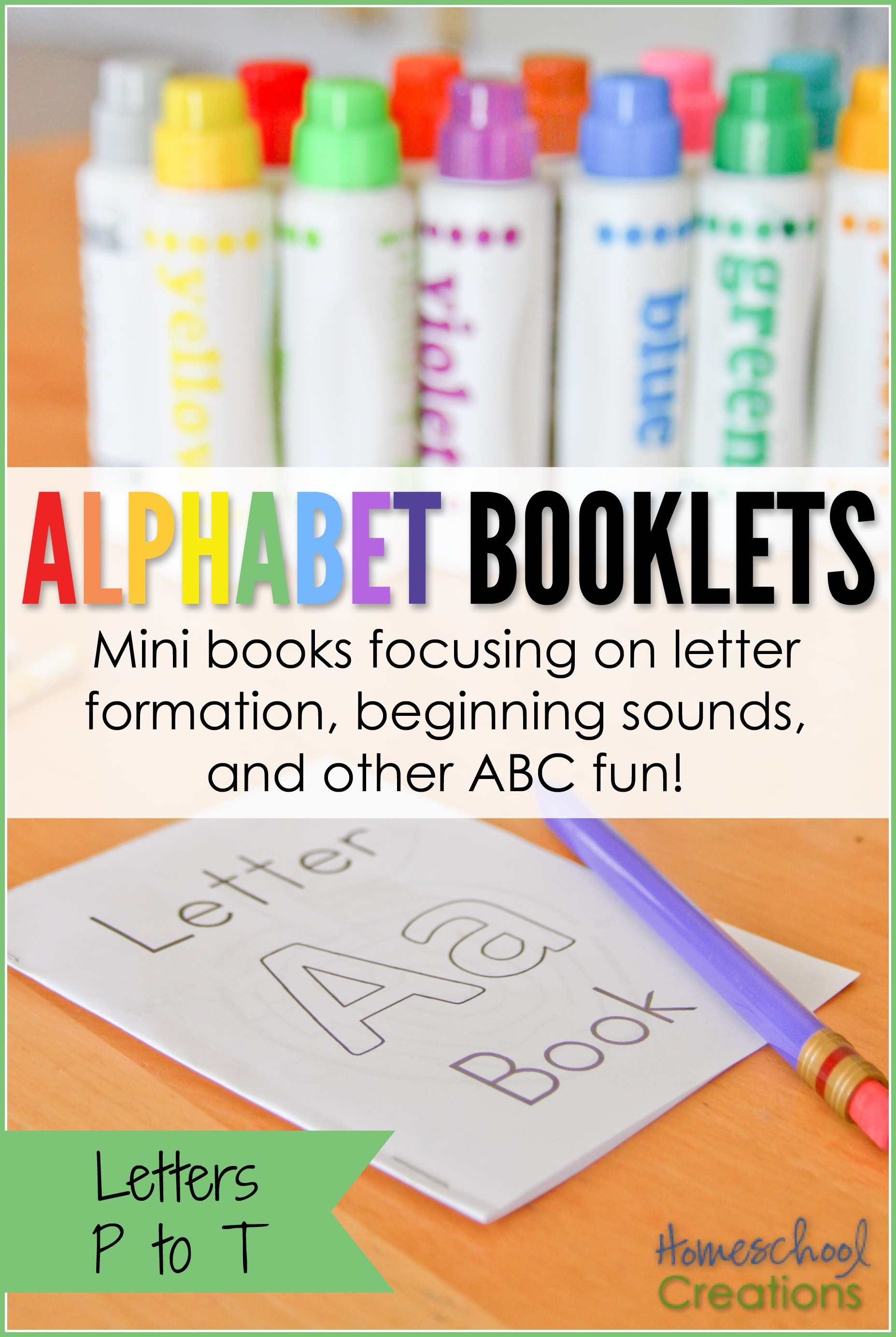 Alphabet Mini Booklets - Letters P To T (Free Printable) - Free Printable Abc Mini Books