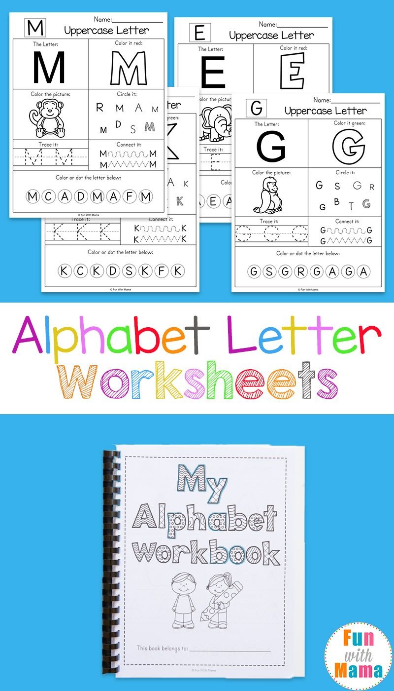 Alphabet Worksheets | Free Printables | Letter Worksheets, Alphabet - Free Printable Letter Worksheets