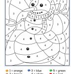 Amazing Colornumber Worksheets Free Bunch #7547   Unknown   Free Printable Christmas Color By Number Coloring Pages