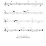 Amazing Grace, Free Clarinet Sheet Music Notes   Free Sheet Music For Clarinet Printable