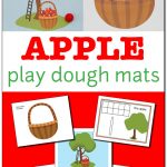 Apple Play Dough Mats For Fine Motor Play {Free Printable}   Gift Of   Free Printable Playdough Mats