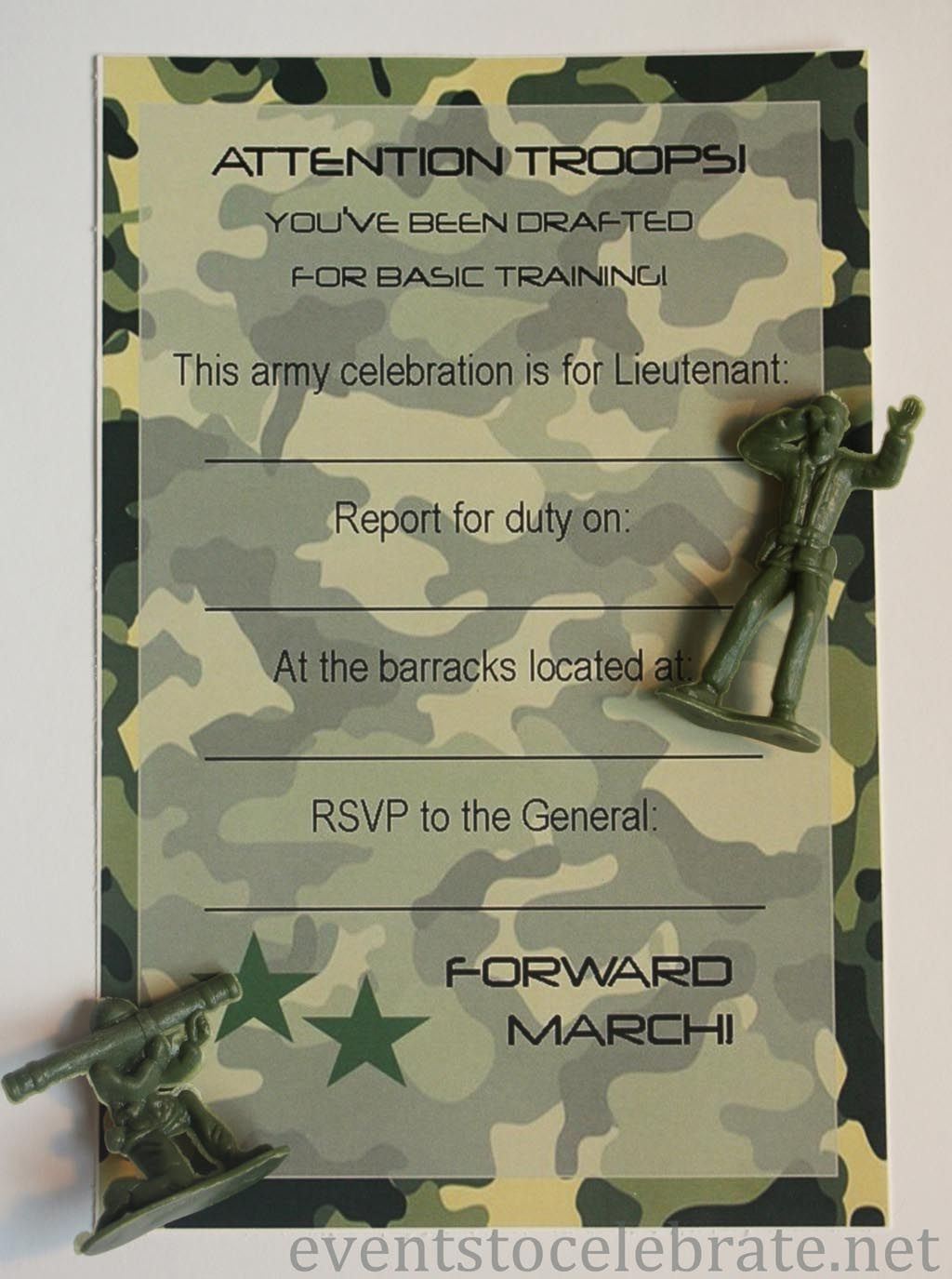 Army Birthday Party Invitations Free Printable | Birthday Party In - Free Printable Camouflage Invitations