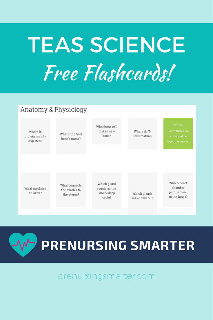 Ati Teas Science Flashcards | Nursing School Fun, We Can Do This - Free Printable Teas Test Study Guide