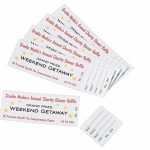 Avery Tickets With Tear Away Stubs, Matte, Two Sided Printing,1 3/4   Free Printable Raffle Tickets With Stubs