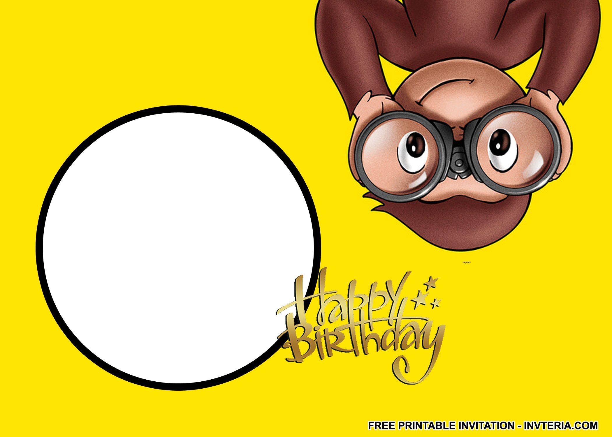 Awesome Best Free Printable Curious George Birthday Invitations Idea - Free Printable Curious George Invitations