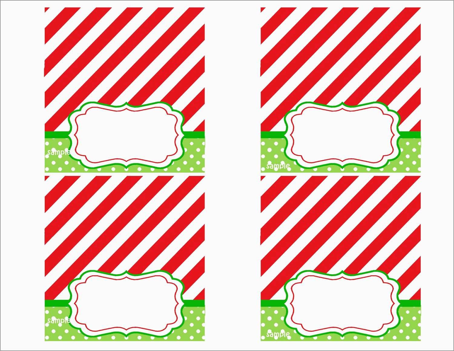 Awesome Free Printable Christmas Table Place Cards Template | Best - Free Printable Christmas Tent Cards
