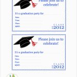 Awesome Graduation Dinner Invitation Template Free | Best Of Template   Free Printable Graduation Dinner Invitations