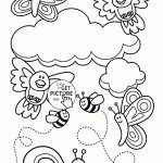 Baby Animal And Spring Coloring Page For Kids, Seasons Coloring   Free Printable Pictures Of Baby Animals