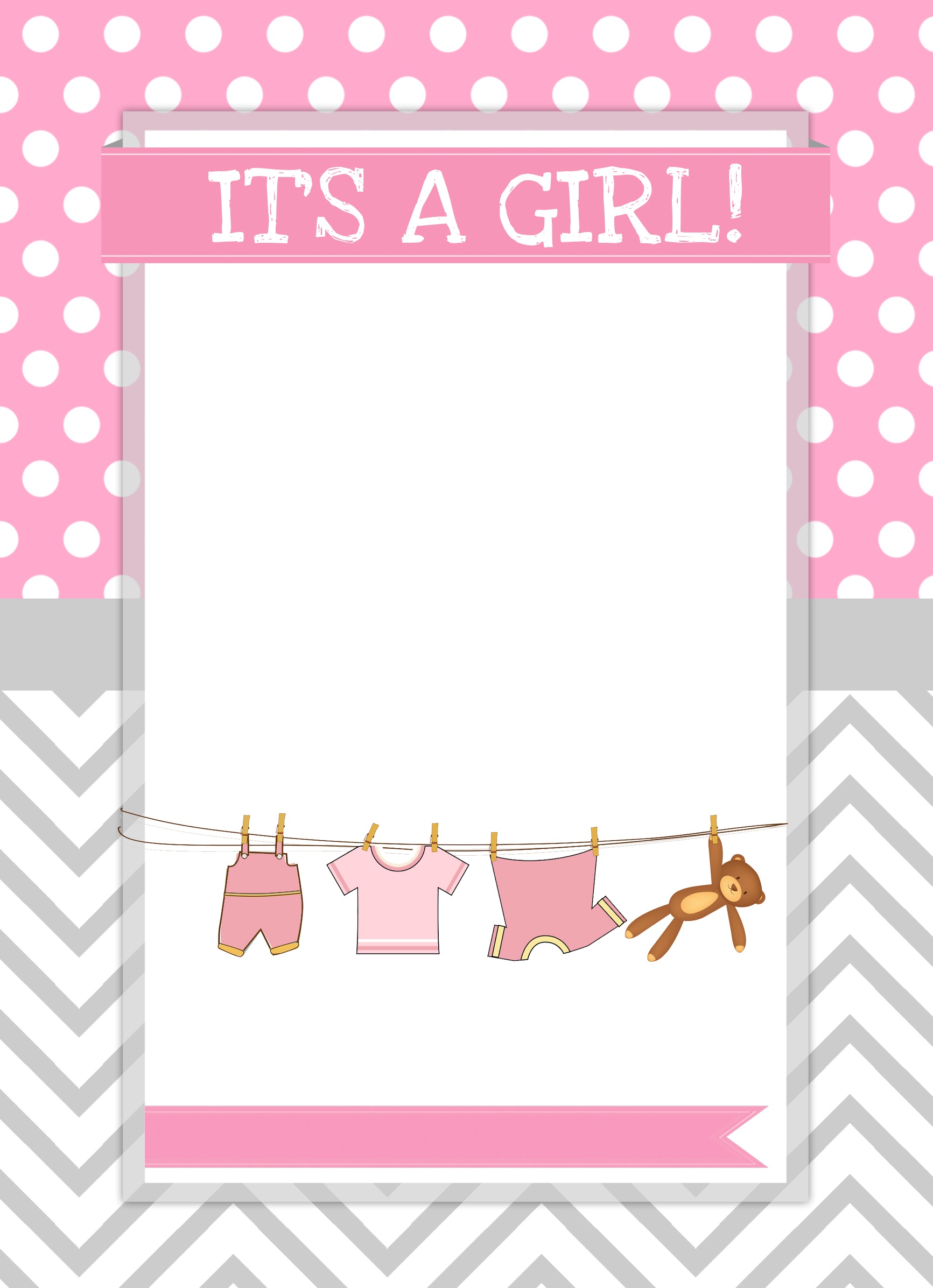 Baby Girl Shower Free Printables - How To Nest For Less™ - Baby Girl Banner Free Printable