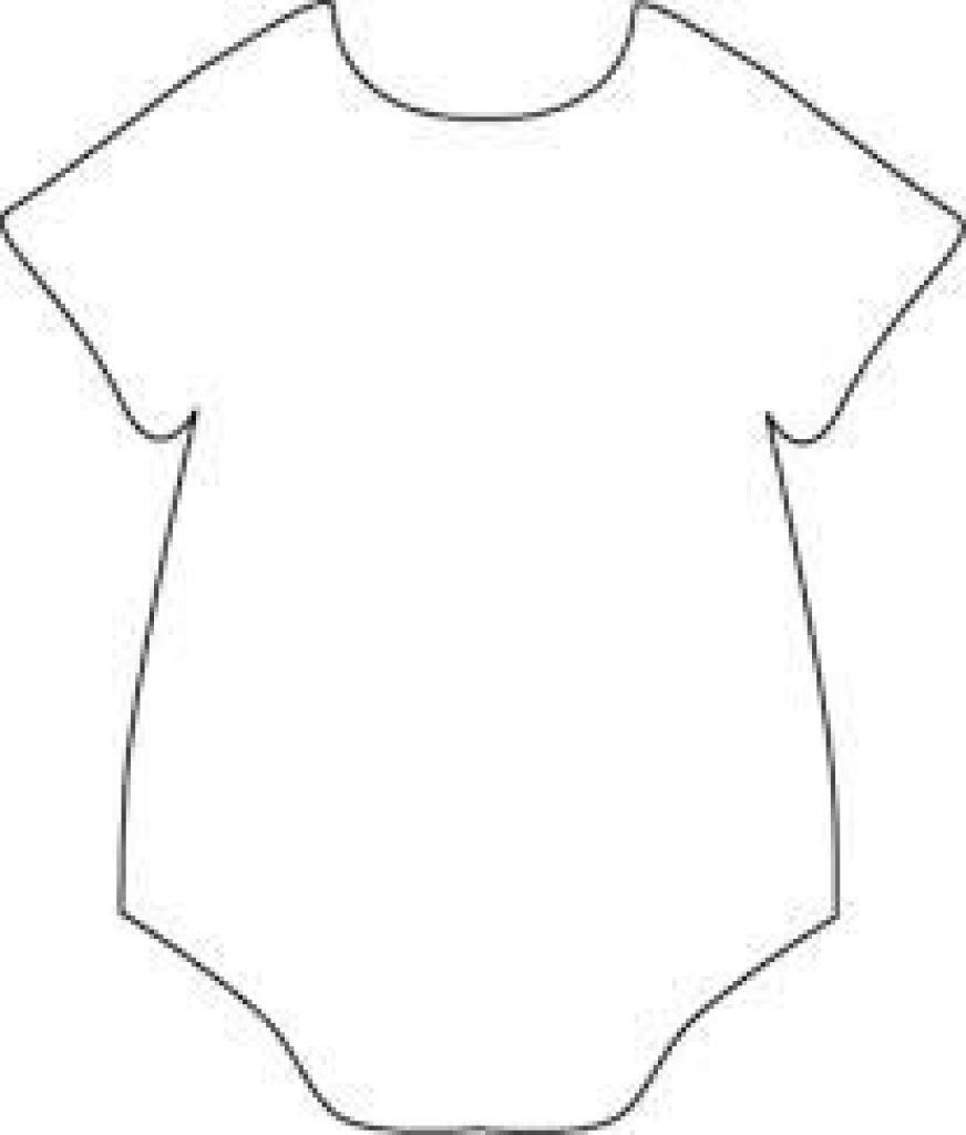 Baby Onesie Drawing At Getdrawings | Free For Personal Use Baby - Free Printable Onesies