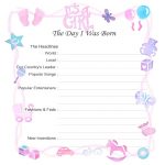 Baby Record Book Printable Pages   Google Search | Baby Book Layout   Free Printable Baby Scrapbook Pages