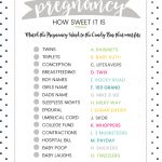 Baby Shower Candy Bar Game | Baby Shower | Baby Shower Printables   Free Printable Baby Shower Games With Answer Key