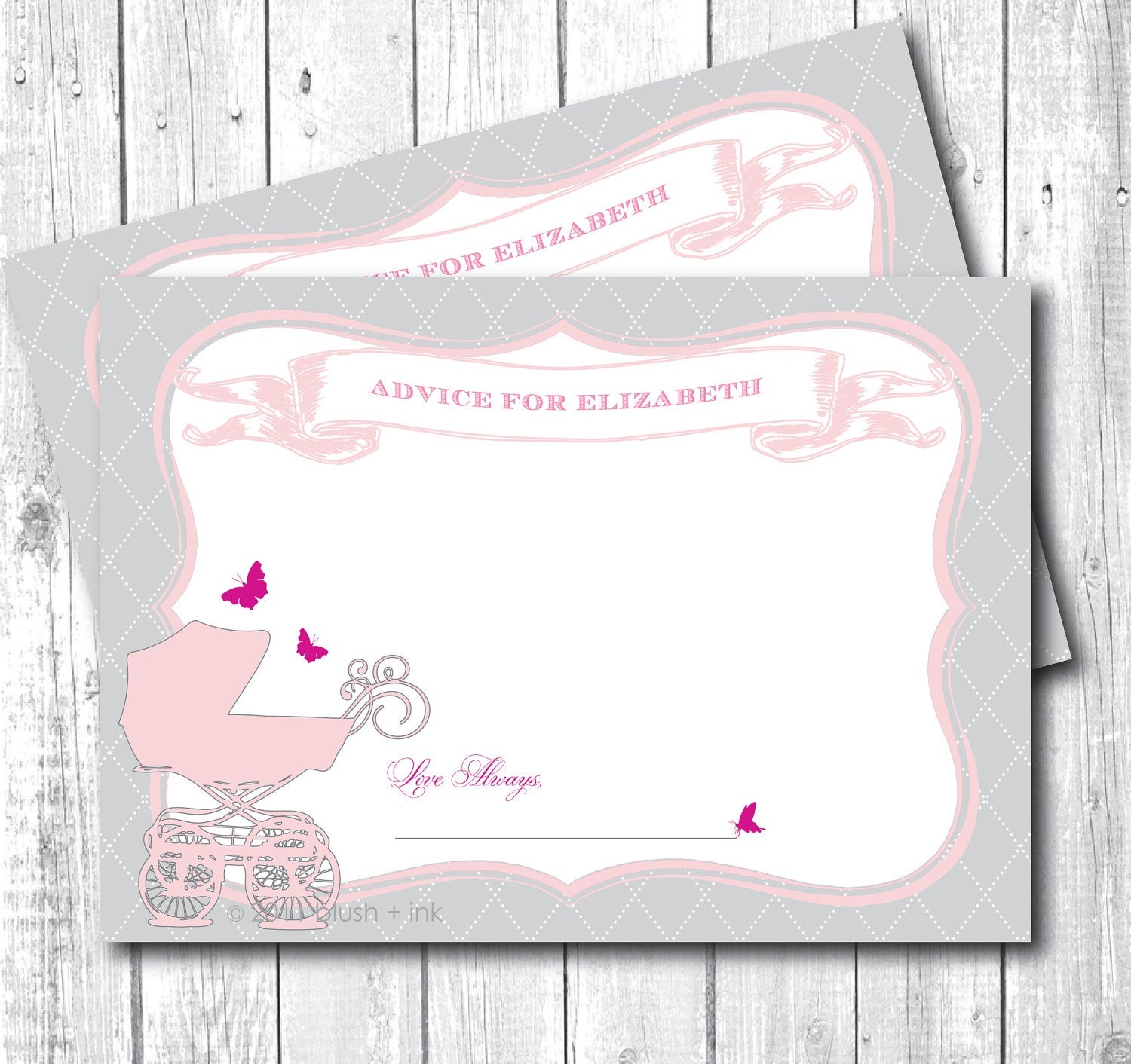 Baby Shower Registry Cards Template Free - Tutlin.psstech.co - Free Printable Baby Registry Cards