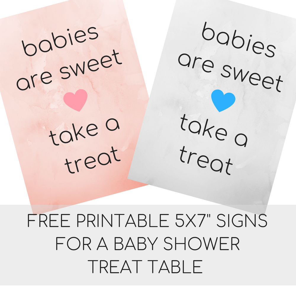 Baby Shower Sayings And Free Printable Baby Shower Signs | Liz&amp;#039;s - Free Printable Baby Shower Table Signs