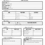 Babysitter Forms, Daycare Forms, & Other Parent Forms   Free Printable Parent Information Sheet