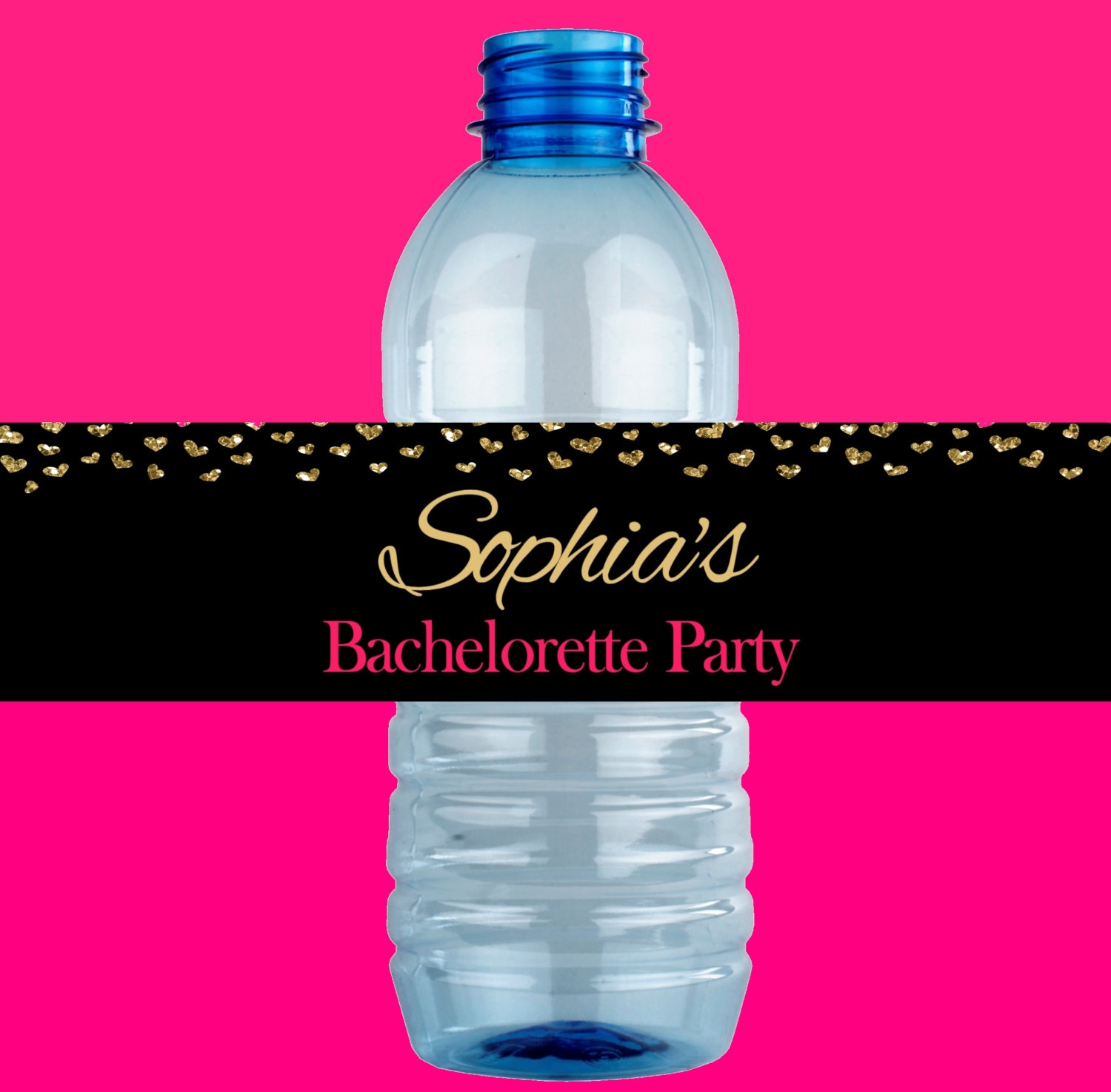 Bachelorette Party Water Bottle Labels Printable | Etsy - Free Printable Water Bottle Labels Bachelorette