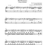 Bad Romancelady Gaga Piano Sheet Music | Advanced Level   Bad Day Piano Sheet Music Free Printable