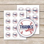 Baseball Thank You Tags In 2019 | Www.aspenjay | Baseball Party   Free Printable Baseball Favor Tags
