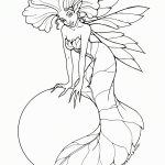 Basic Fairy Coloring Pages For Adults To Download And Print For   Free Printable Coloring Pages Fairies Adults