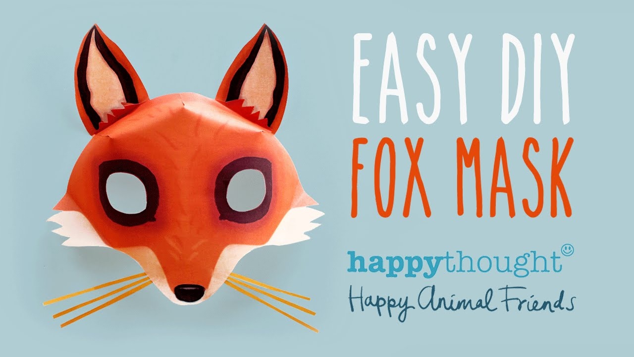 Be A Fox In 5 Minutes - Try Our Free Easy Fox Mask Template! - Free Printable Fox Mask Template