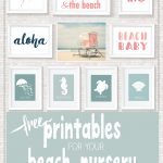Beach Printables | Free Printables • Roundups! | Beach Bathrooms   Free Printable Beach Pictures
