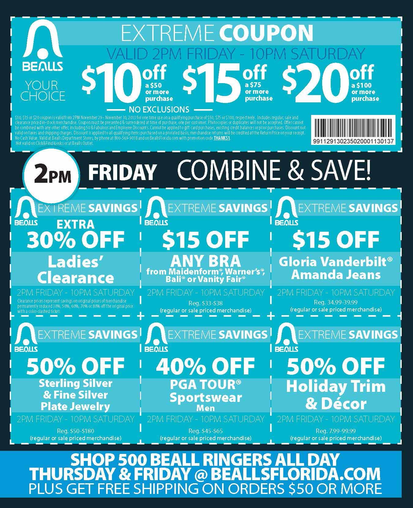 Bealls Of Florida Coupons - Online Coupons - Free Printable Bealls Florida Coupon