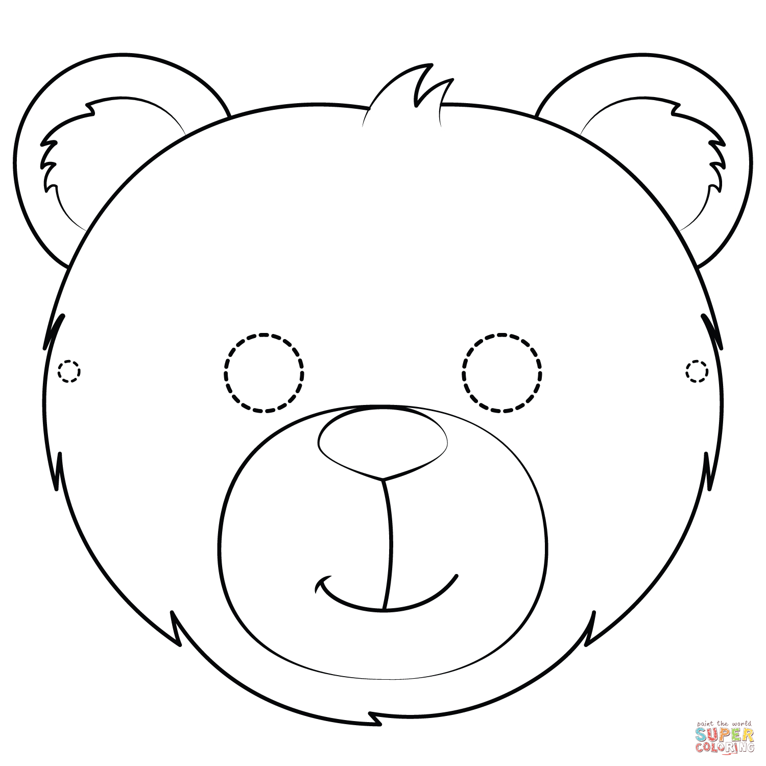 Free Printable Bear Mask Free Printable