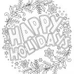 Beautiful Printable Christmas Adult Coloring Pages | Coloring Pages   Free Printable Christmas Coloring Pages