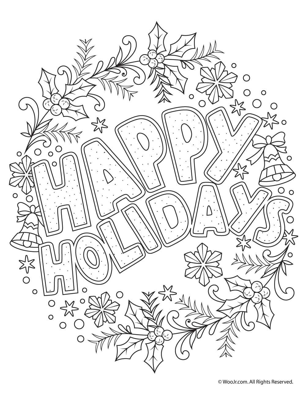 Free Printable Christmas Coloring Pages Free Printable