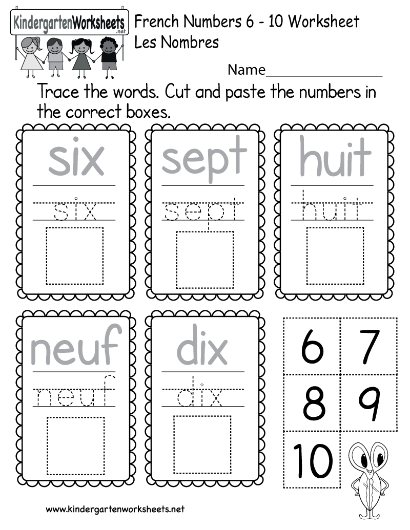 Beginners&amp;#039; French Worksheet - Free Kindergarten Learning Worksheet - Free Printable French Halloween Worksheets