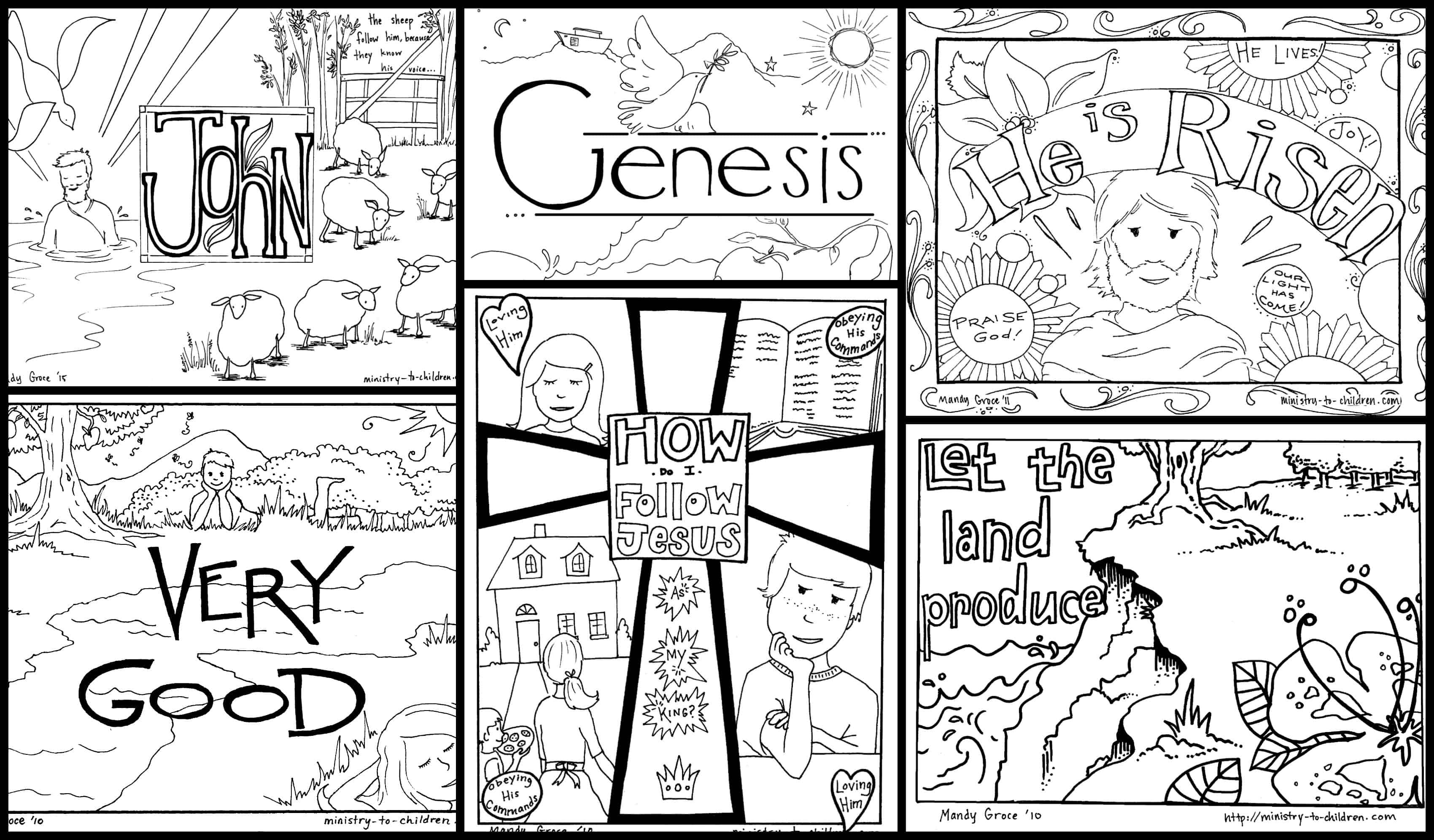 Bible Coloring Pages For Kids [Free Printables] - Free Printable Children&amp;amp;#039;s Church Curriculum