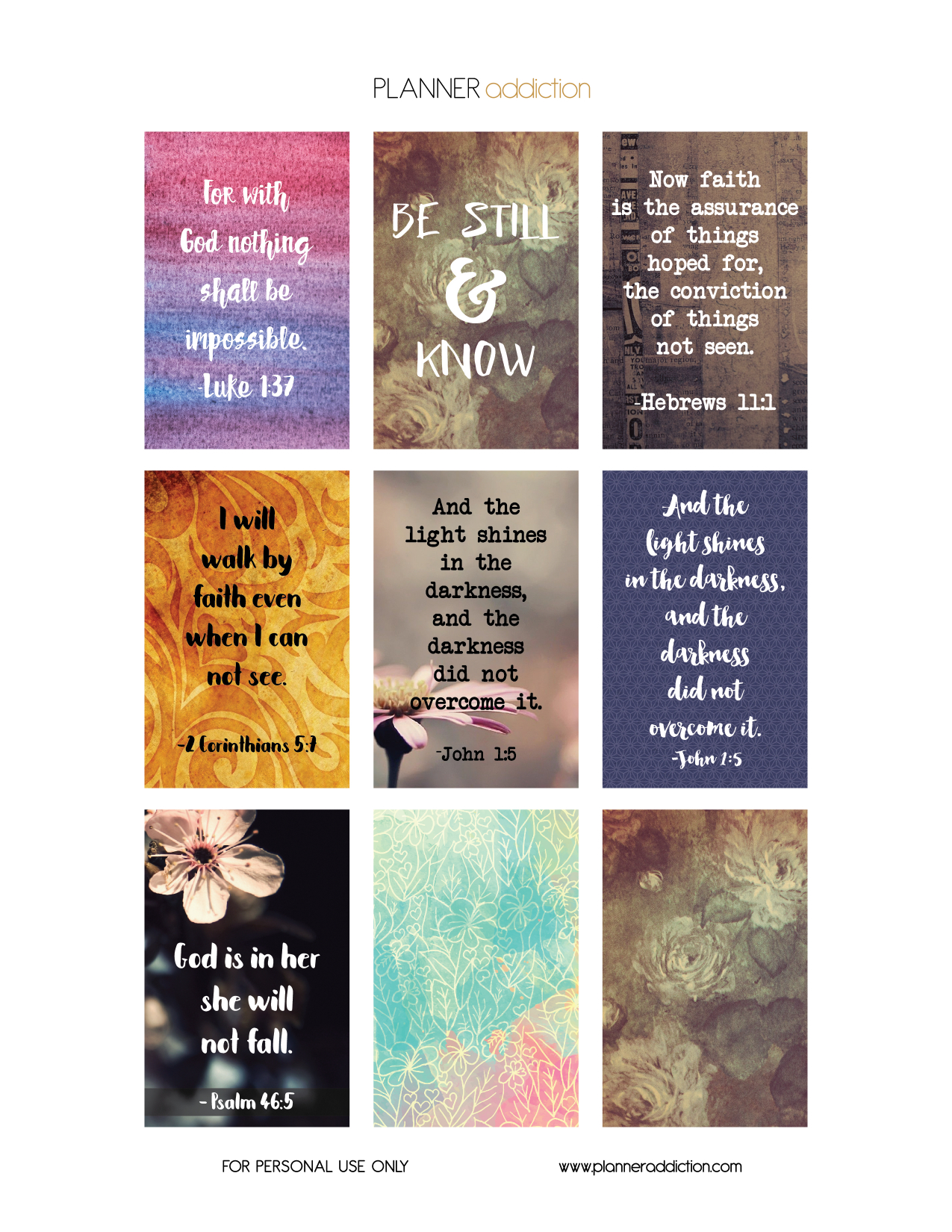 Bible Verse Printable Name Tags From Path Through The Narrow Gate 
