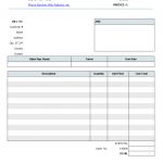 Billing Invoices Free Printable Invoice Forms Templates Blank Design – Free Bill Invoice Template Printable