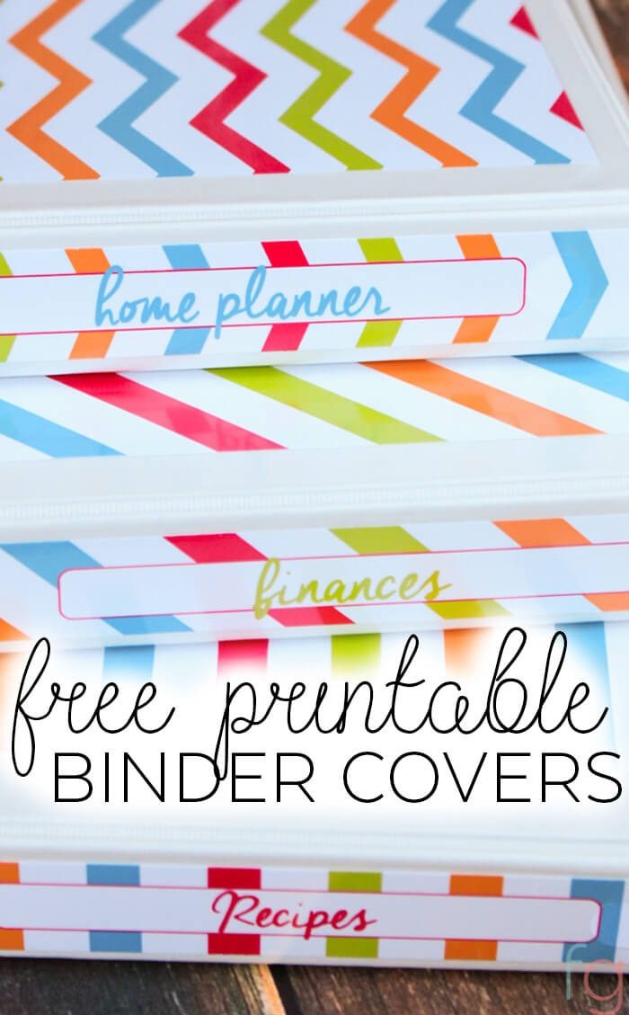 Printable Binder Spine Inserts Free