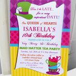 Birthday Invitation. Mad Hatter Tea Party Birthday Invitations   Mad Hatter Tea Party Invitations Free Printable