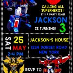Birthday Invitation. Transformers Birthday Invitations   Lindeymagee   Transformers Party Invitations Free Printable