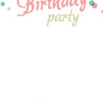 Birthday Party Dots   Free Printable Birthday Invitation Template   Free Printable Polka Dot Birthday Party Invitations