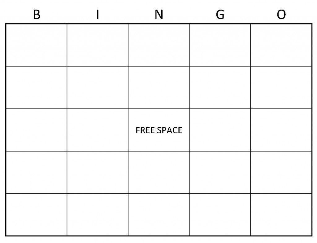 free printable blank bingo cards