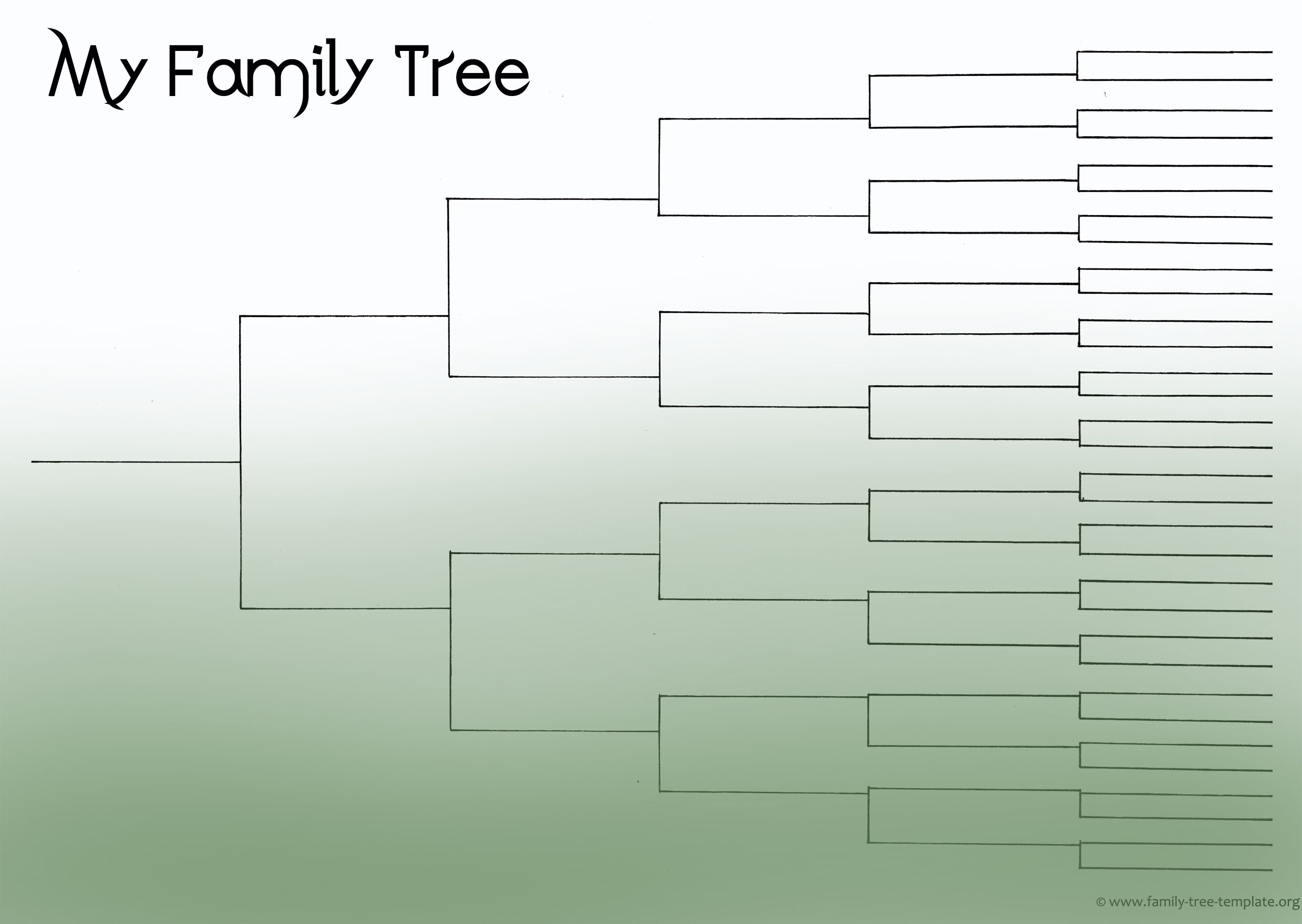 Blank Family Tree Template In Spanish Archives - Mavensocial.co New - Free Printable Family Tree Template 4 Generations