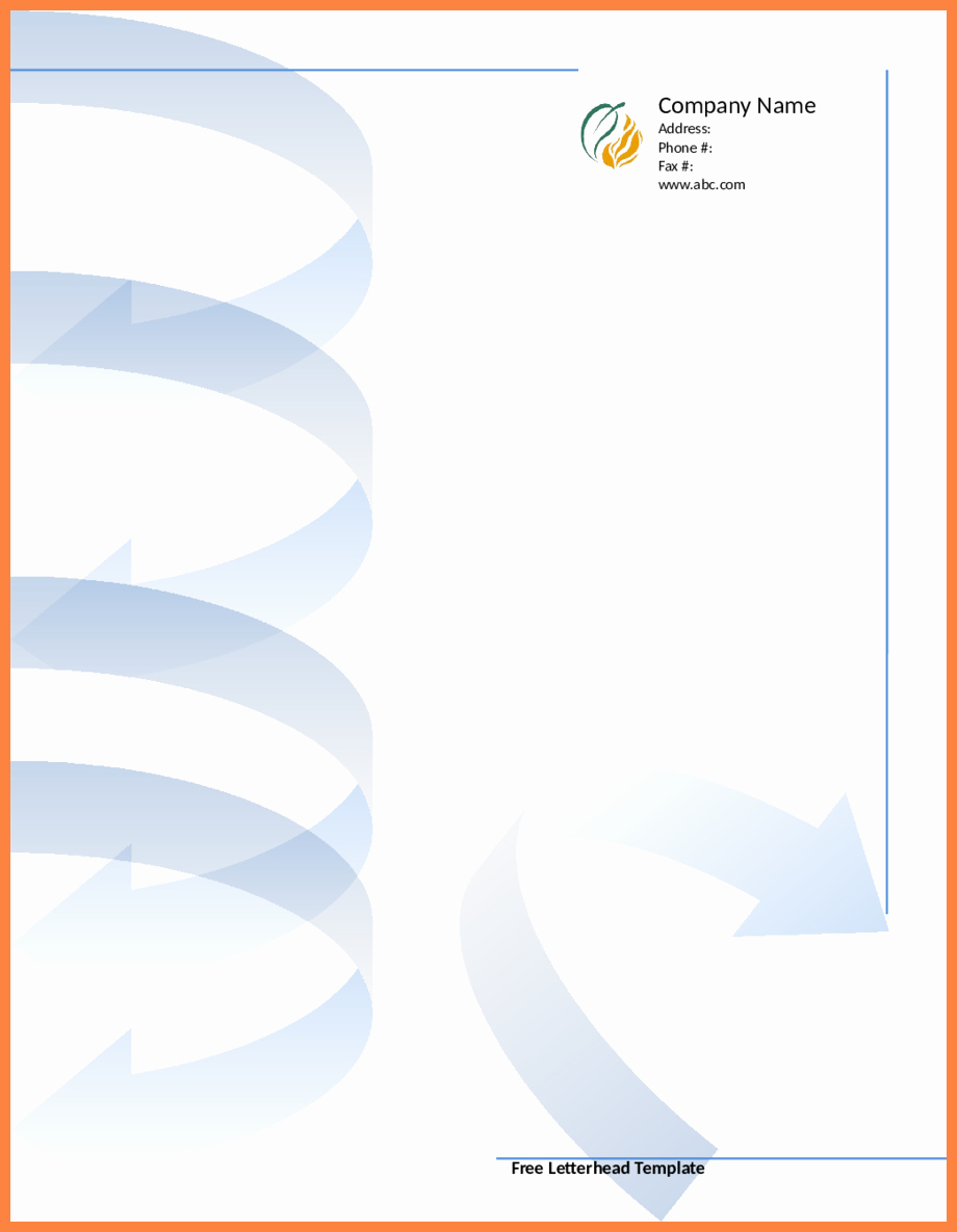 Blank Letterhead Template Free 10 Printable Letterhead Templates - Free Printable Letterhead Templates