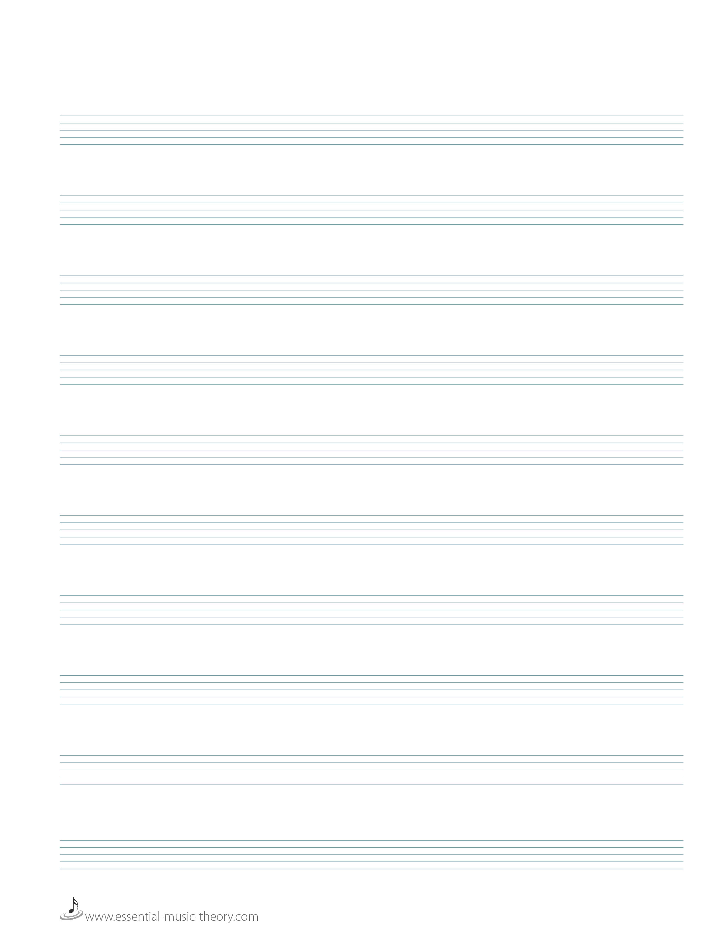 printable manuscript paper music