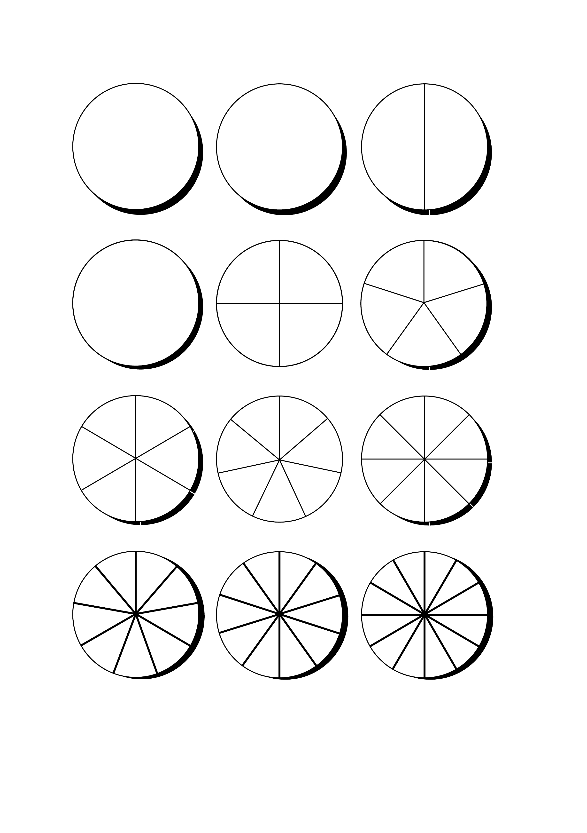 Blank Polar Graph Paper Protractor Pie Chart Vector Images (13