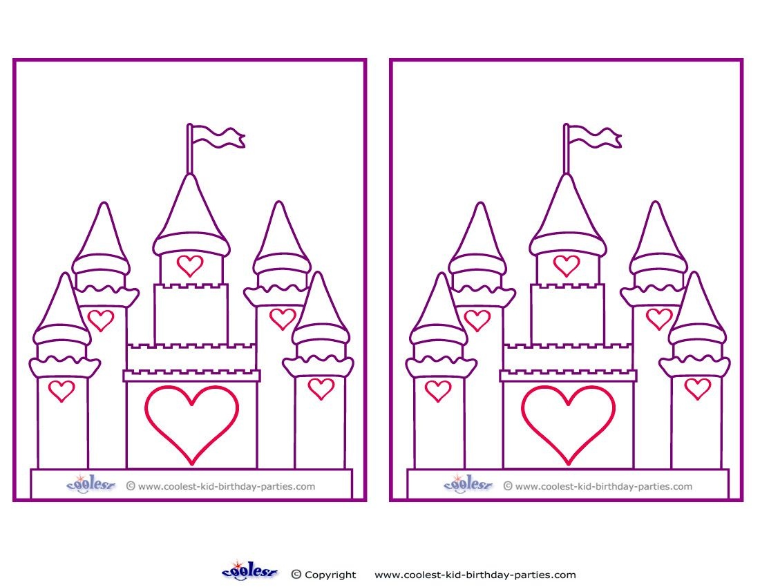 Blank Printable Castle Invitations - Coolest Free Printables | Party - Free Printable Castle Templates