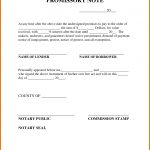 Blank Promissory Note Form   Kaza.psstech.co   Free Printable Promissory Note Template
