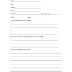 Book Report Templates Middle School   Tutlin.psstech.co   Free Printable Book Report Forms For Elementary Students