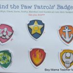 Boy Mama: Free Paw Patrol Find The Badge Printable Game   Boy Mama   Free Printable Badges
